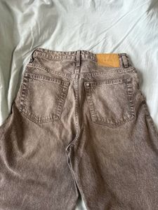 Grey Wash Baggy Denim Jeans