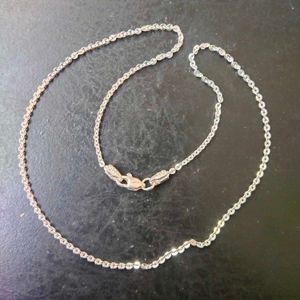 SR91 Pure Silver Snack 🥨 Chain  20"inc