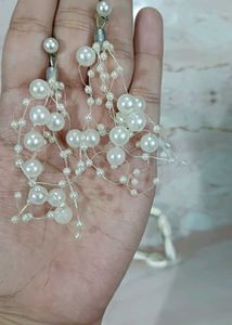 Set of 3 Chic Earring : Pearls &amp; Shell Design