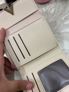 Chic Beige Wallet with Gold Accent