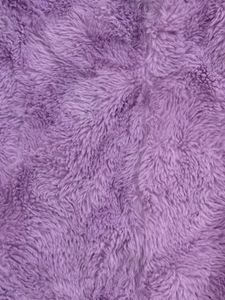 Lavender Faux Fur Mini Skirt