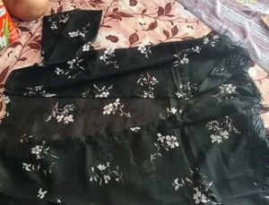 Elegant Black Floral shrug
