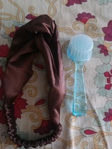 Brown Headband with Brush + Freebie