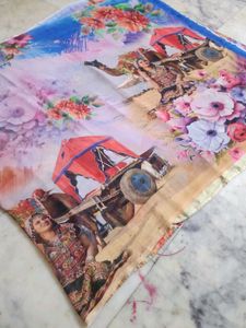 3D Digital Print Saree