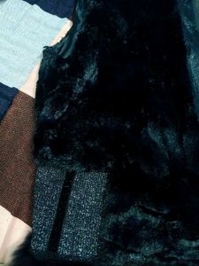 Stylish Black Faux Fur Vest
