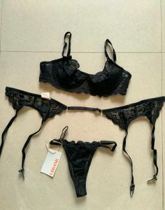 3 Pieces Lingerie Set