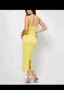 White Bodycon Midi Dress