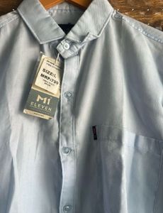 Men's Light Blue Button-Down Shirt