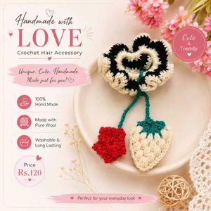 Handmade Crochet Hair Accessory