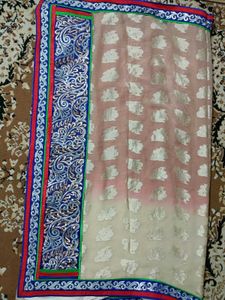 Embroidered Indian Saree
