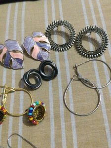 Assorted Dangle &amp; Stud Earrings Set