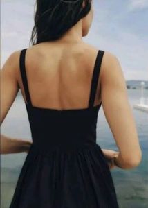 Classic Black Sleeveless Mini Dress