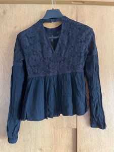 Elegant Black Lace Top