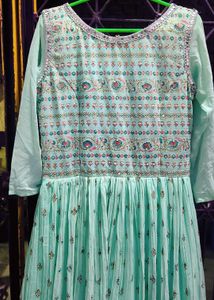 Beautiful Teal Ethnic Gown