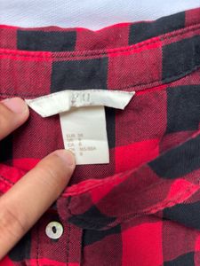 Red &amp; Black Checkered Shirt