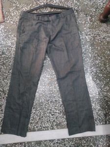 Fashionable Grey Colour Casual Pant