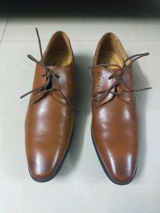 Men's Classic Brown Leather Oxford Shoes