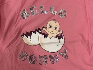 "Hello Mommy" Long Sleeve Top