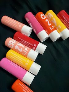 Vibrant Lip Balms - Set of 10