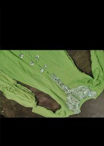 Beautiful Mirror Work Kurta Set