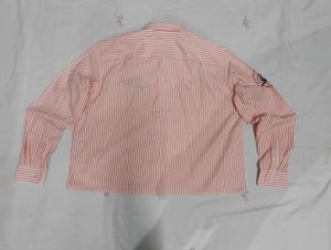 Men's Striped Long Sleeve BOXXY FIT Shirt
