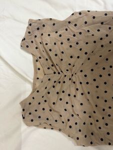 Chic Polka Dot Sleeveless Top
