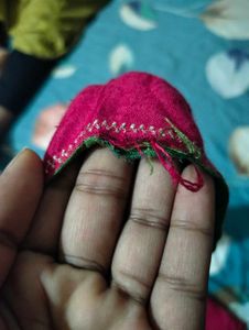 Beautiful Red Kurta with Floral Embroidery