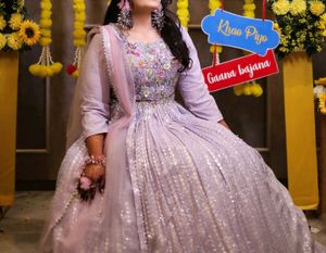 pastel lehenga