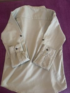 Boy’s Band Collar Shirt