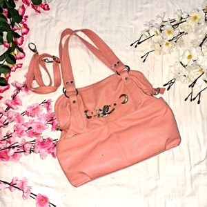 Imported Suede Leather Peachy Tote Bag 🔥
