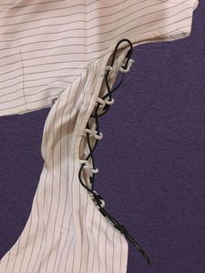 Striped Top with Unique Sleeve Detail