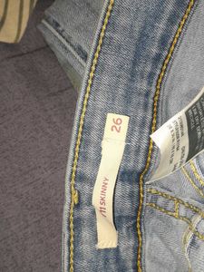 Levi's Grey Wash Denim Jeans