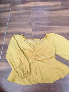 Chic Yellow Blouse