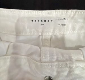 White Denim Cutoff Shorts