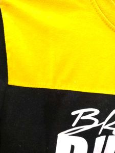 Yellow &amp; Black "Break Rules" T-Shirt
