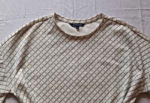 Chic Geometric Print Top