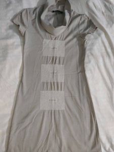 a mini dress