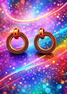 Chic Circle Drop Earrings