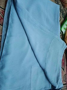 Plain Lavender Colour Saree