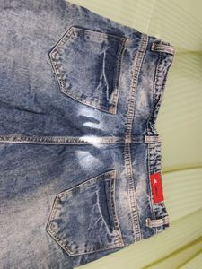 Blue Wash Denim Jeans