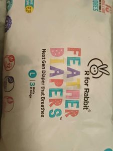 R for Rabbit Feather Diapers