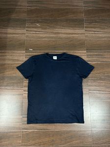 authentic zara Navy Blue T-Shirt