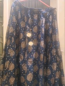 New Without Tag Navy Blue Lehanga/Skirt