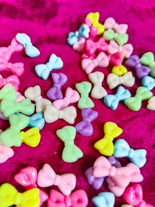 Mix Colour Bow Charm