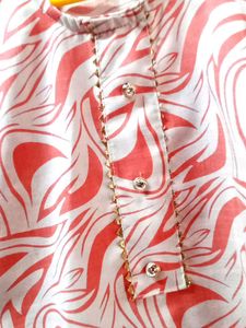 Elegant Suit with Abstract Print , 🌸