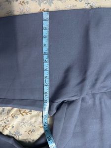 Classic Blue Wide-Leg Trousers
