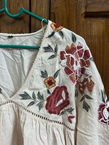 Embroidered Boho Blouse