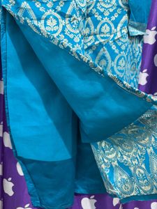 Beautiful Blue Kurta Set with Dupatta