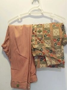 Stylish Printed Kurta with Pants Set