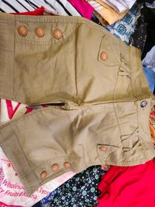 Khaki Hot Pants